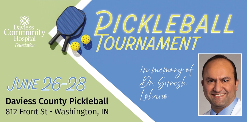 2026 DCH Foundation Pickleball Tournament Honoring Dr. Suresh Lohano
