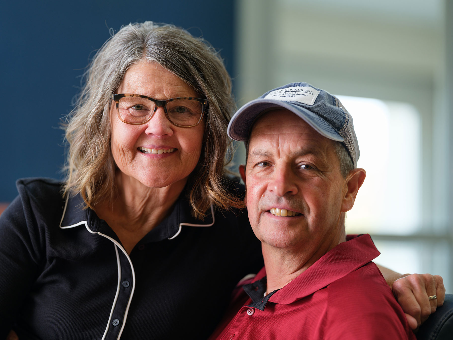 Fran Swartzentruber and her husband, Norman