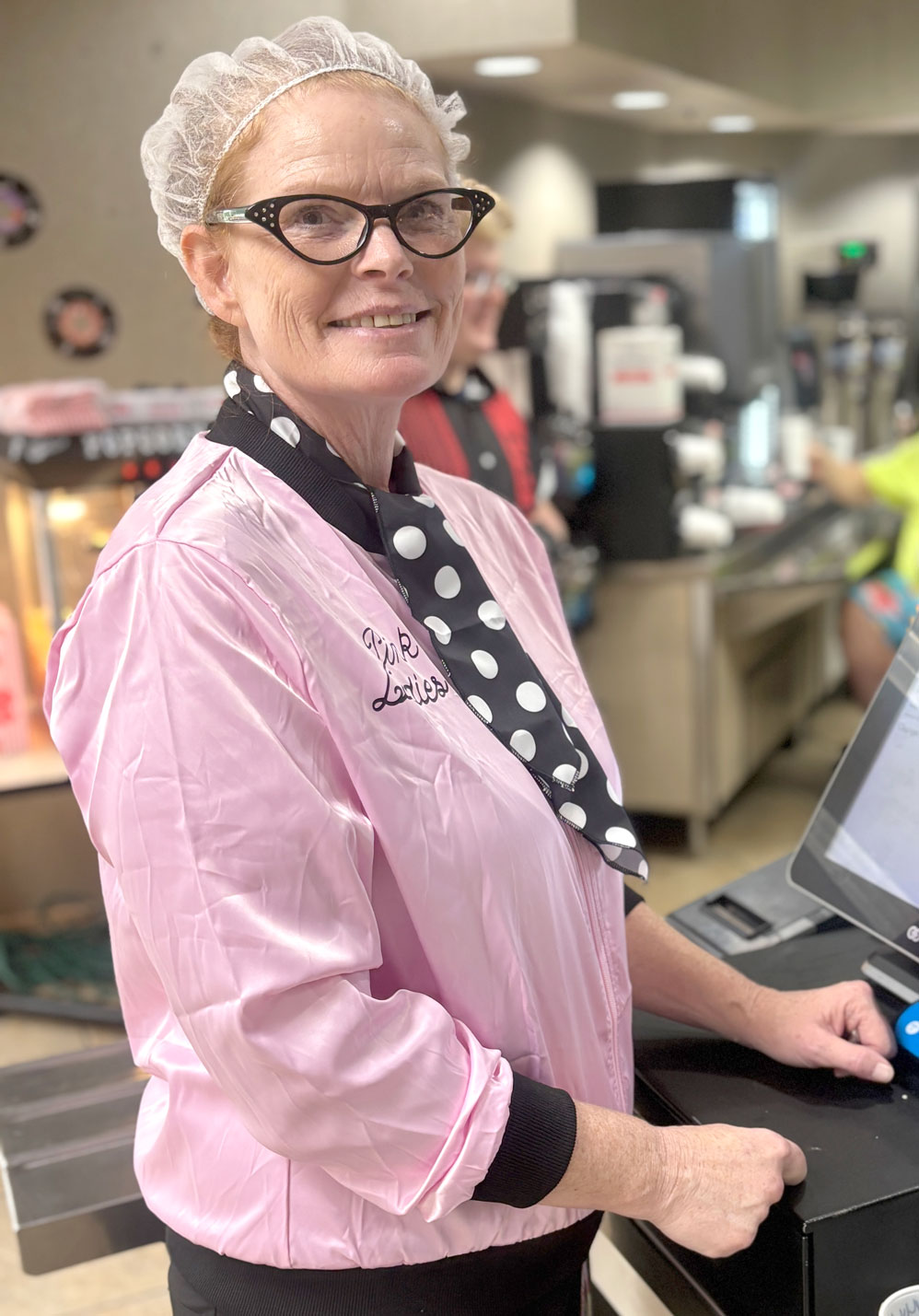 Daviess Community Hospital’s cafeteria came alive with 1950s charm on Thursday, August 21, as the Food & Nutrition Services team hosted a lively “Sock Hop” lunch event