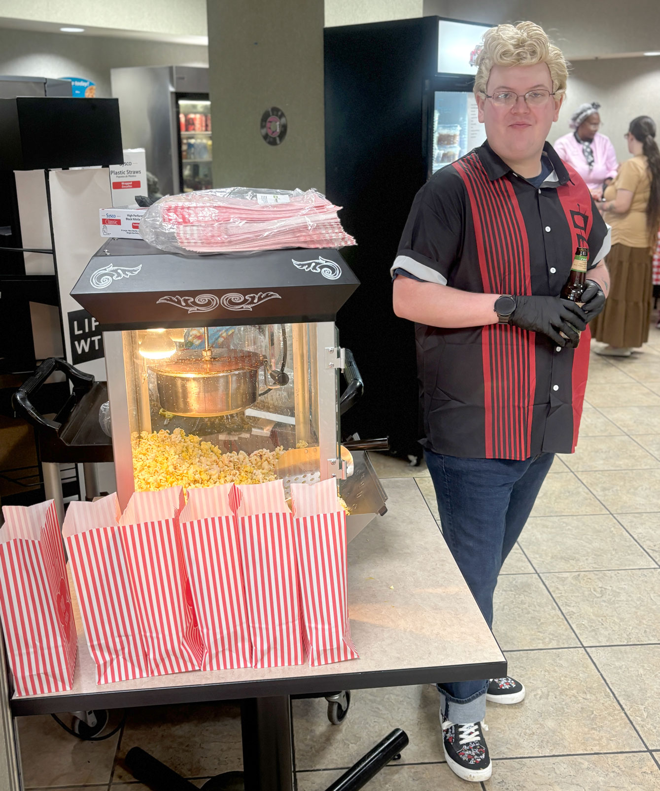 Daviess Community Hospital’s cafeteria came alive with 1950s charm on Thursday, August 21, as the Food & Nutrition Services team hosted a lively “Sock Hop” lunch event