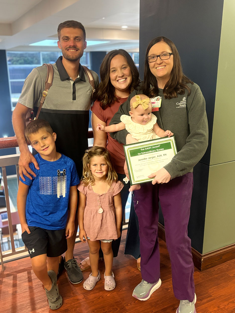 Jennifer Jerger, RN, CLC, Named DAISY Award Winner for Q2 2025