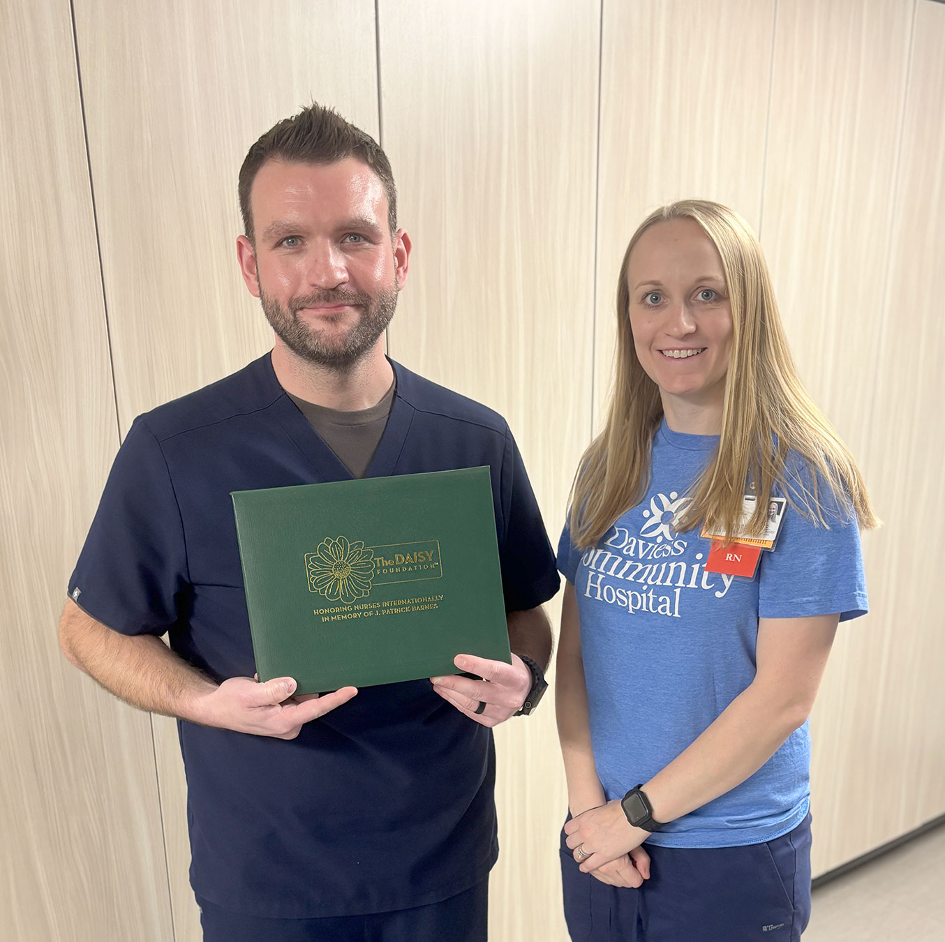 Hunter Gaines, RN, and Jenna Bedwell, MSN, RN, NE-BC