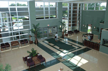 an office lobby